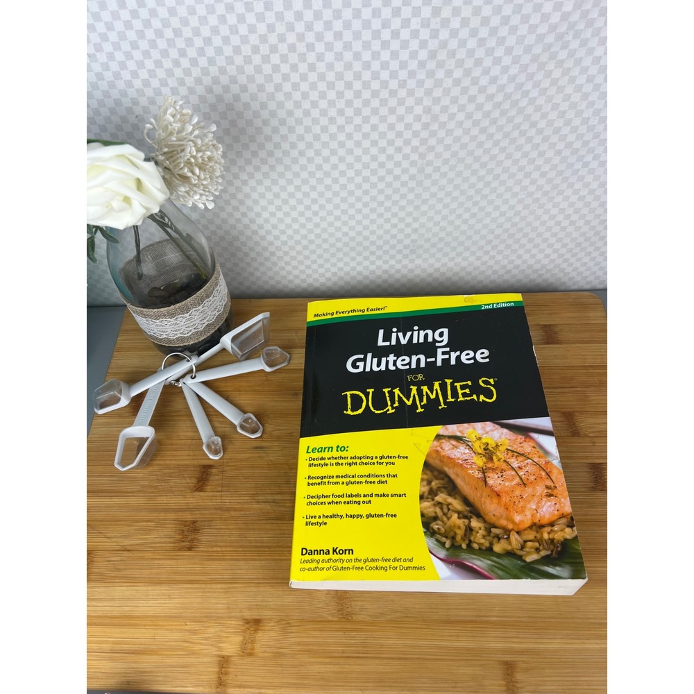 Living Gluten-Free For Dummies 2nd Edition Danna Korn Paperback Book